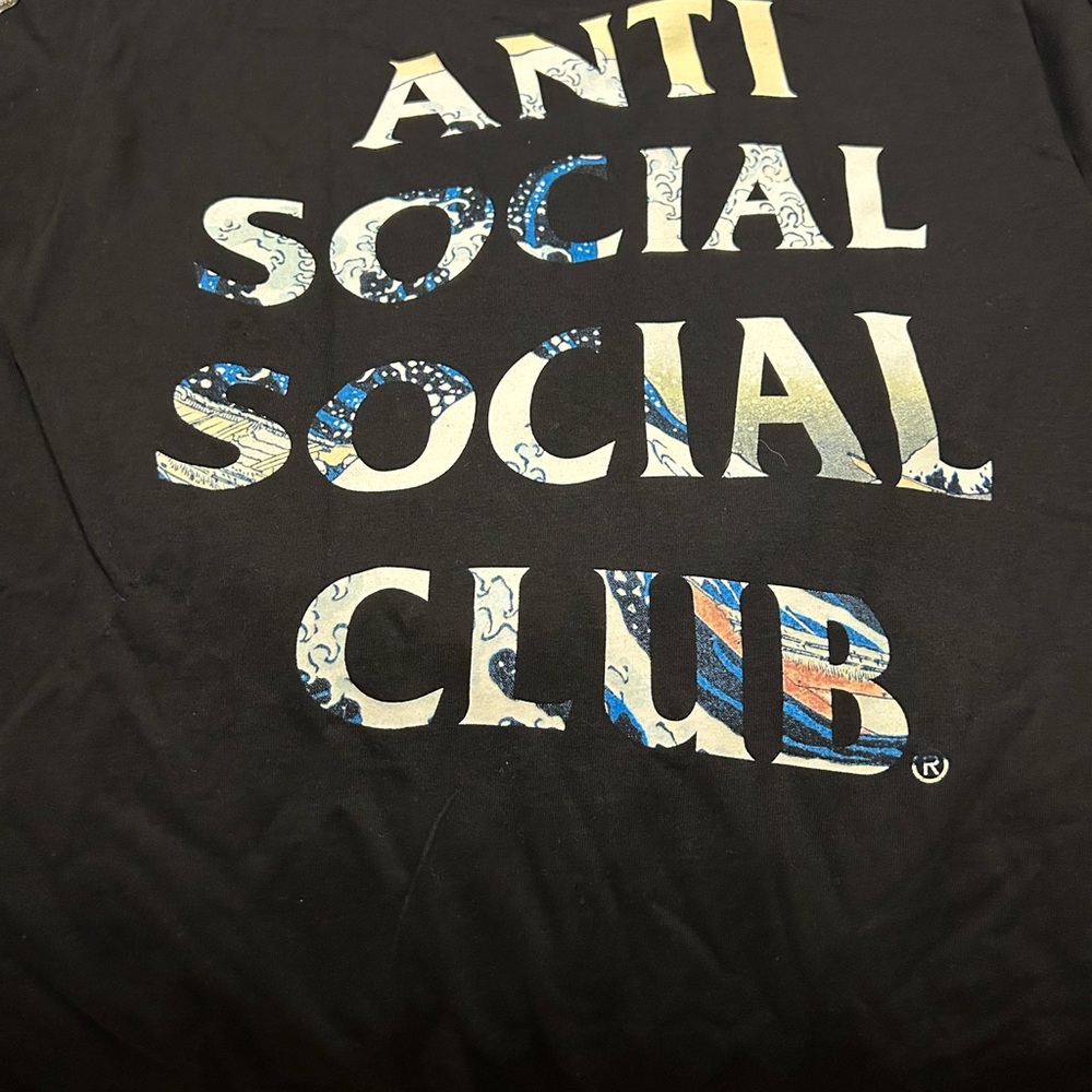 Anti Social Social Club Black Graphic Tee